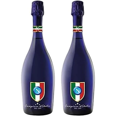 Offerta a tempo: Bottega Prosecco DOC Ufficiale SSC Napoli Edizione Limitata Scudetto Serie A 2022/2023-750ml (Confezione da 2) - 40% da 29.98 € a 18.10 €