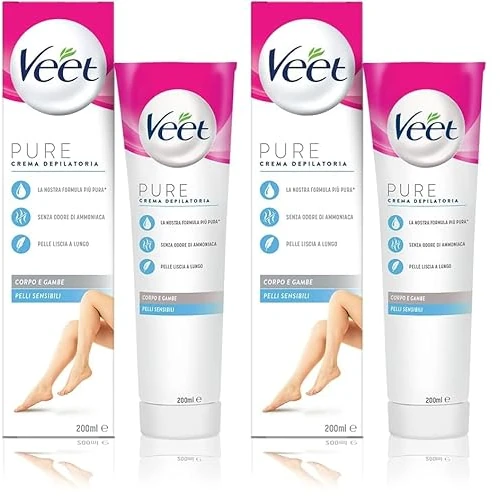 crema depilatoria silk&fresh pelli sensibili 200 ml (Lot de 2)