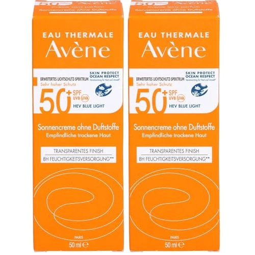 CREMA SPF 50+ SIN PERFUME (Paquete de 2)