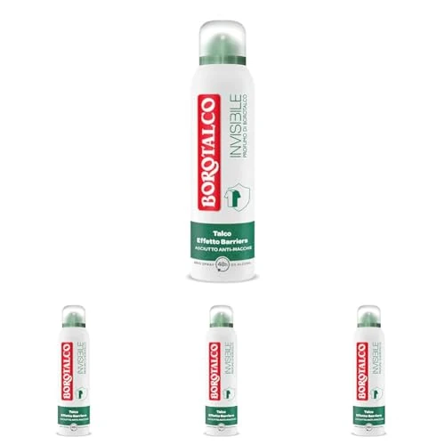 Offerta a tempo: Borotalco - Deodorante Spray Invisibile - 4 Pezzi — 37% da 17,16 € a 10,76 €