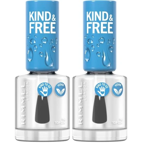Oferta limitada: Rimmel Kind & Free Laca de Uñas, Tono 150 Top Coat, 8 ml (Paquete de 2) de 16.22 € a 14.78 € (ahorro 9%)