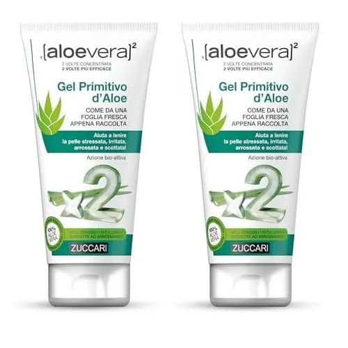 Zuccari Aloevera Gel Primitivo D'Aloe, 150 ml (Confezione da 2)