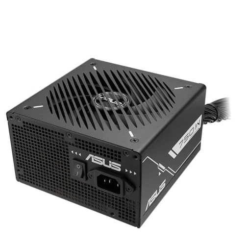 ASUS Prime 750W Bronze, Alimentatore Modulare per PC, 750W di Potenza, PCle Gen 5.0, 80 Plus Bronze, Standard ATX 3.0, Ventola con Doppio Cuscinetto a Sfera, Nero, PRIME-750B-BLACK