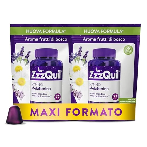 Offerta a tempo: ZzzQuil Sonno, Melatonina pura per Dormire — 29% da 56,67 € a 39,99 €