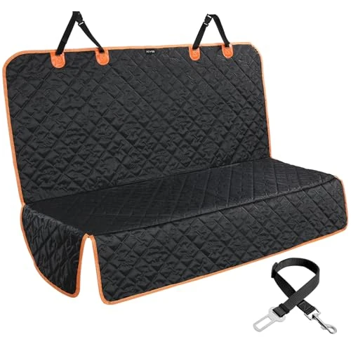 Tijdelijke aanbieding: KYG Autobeschermhoes, honden-autostoelbekleding voor achterbank met 1 hondenveiligheidsgordel, krasbestendig & waterdicht hondenkleed auto achterbank voor de meeste auto's, vrachtwagens, SUV's 132 x van 26.99 EUR naar 26.99 EUR (korting 0%)