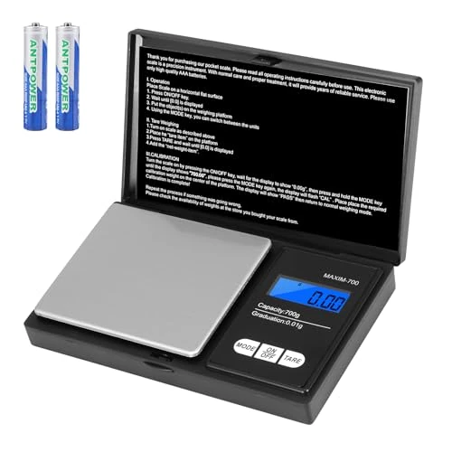 Offre limitée : Oderra Balance De Précision 700g/0,01g Portable LCD de 10.64 € à 10.64 € (0.00% de remise)