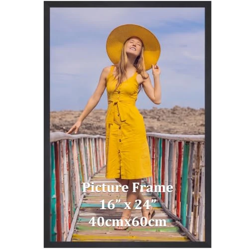 Offerta a tempo: Ditwis Cornice 40x60 Nera, Alluminio Cornice per Poster, Foto e Opere d'Arte 60x40 cm, Porta Poster da Parete per Casa, Ufficio e Gallerie - 13% da 22.99 € a 19.99 €