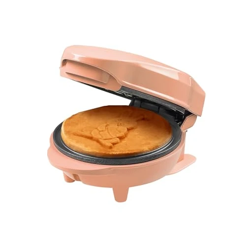 Offerta a tempo: Bestron Mini waffle, waffle dal design unico a forma di coniglio pasquale, ideale per Pasqua, compleanni dei bambini o come regalo, dimensioni della cialda: 10 cm, arancione - 40% da 18.99 € a 11.43 €