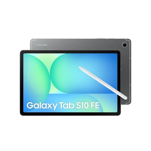 Offerta a tempo: Samsung Galaxy Tab S10 FE, 3 anni di garanzia, Android Tablet, Display 10.9" LCD, Wifi, RAM 8GB, 128GB, 8.000 mAh, S Pen, Android 15, IP68, Gray [Versione italiana] - 22% da 579.00 € a 449.00 €