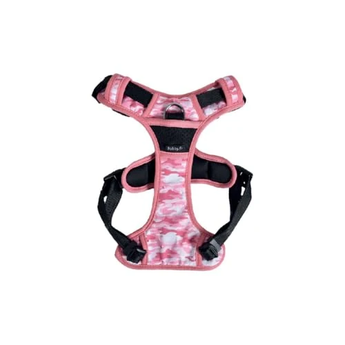 Offerta a tempo: Bobby Camouflage Comfort - Pettorina per Cani lunghezza dorso 36 cm, con Doppio Anello in metallo, Colore Mimetico Rosa, Taglia XL/circonferenza petto 71-95 cm - 0.00% da 29.02 € a 29.02 €