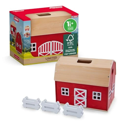 Offerta a tempo: schleich FARM WORLD | Grande fattoria in legno 42602 | Set con casa, 6 recinti e accessori | Fattoria apribile | Regalo per bambini e bambine | Giocattolo dai 1,5 anni | Set da 7 pezzi - 0.00% da 44.81 € a 44.81 €