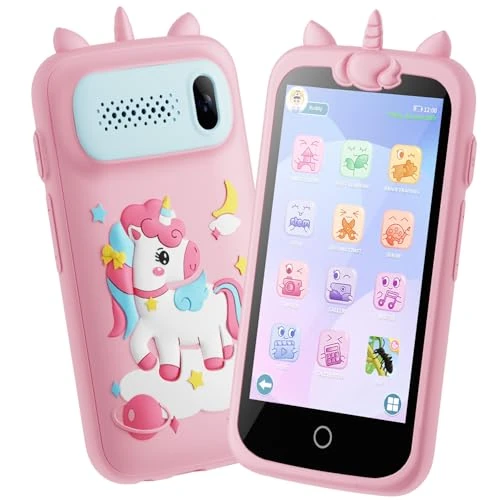 Oferta limitada: Smartphone Niños, 3.97" juguetes para niñas, regalos de cumpleaños de Navidad para niñas de 3 a 12 años, con 210+ Juegos de Puzzle, Control Parental, Cámara, Música de 46.99 € a 46.99 € (ahorro 0.00%)