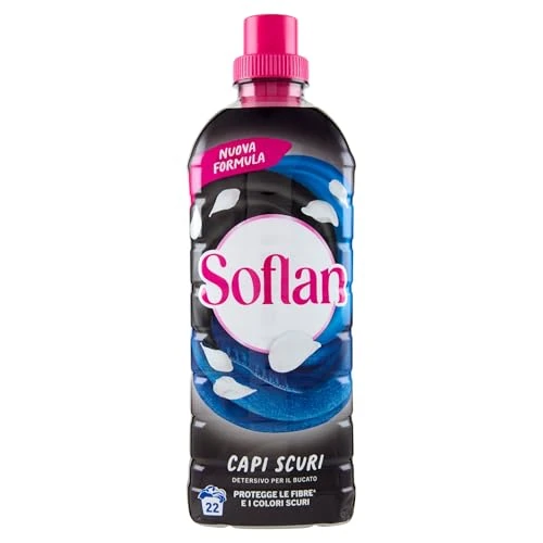 Soflan Lessive Machine à laver vêtements foncés 22 lavages 900 ml, 900 ml