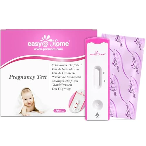 Oferta limitowana: Easy@Home 10 x wczesny test ciążowy, czuły i szybki test ciąży, ultra wczesny test HCG, 10 mIU/ml – precyzyjne wyniki z 79.99 zł na 75.99 zł (oszczędź 5%)