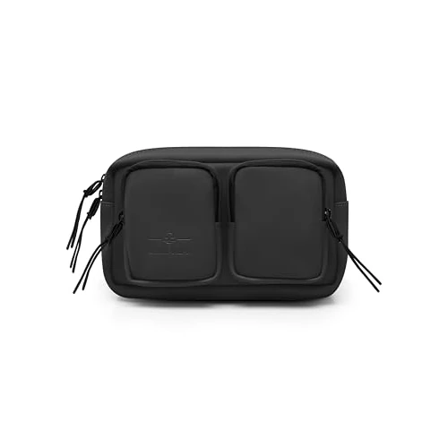 Oferta limitada: Johnny Urban Riñonera Señoras Hombres Negro - Wesley - Crossbody Bolso Grande para Ocio, Viaje, Senderismo, Festival - Sling Bag con Compartimento para Móvil, Llaves, Cartera - Repelente al Agua de 39.95 EUR a 19.95 EUR (ahorro 50%)