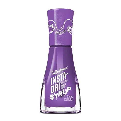 Offerta a tempo: Sally Hansen, Smalto Unghie Insta-Dri Syrup, ad Asciugatura Rapida, Effetto Manicure Professionale a Lunga Durata, Grape Glaze 139 - 68% da 8.00 € a 2.60 €