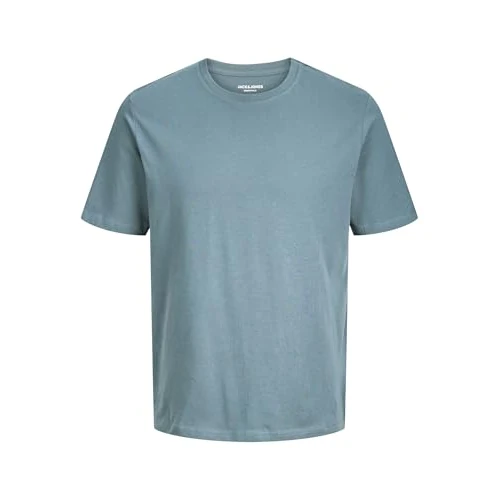 Offerta a tempo: JACK & JONES Maglietta da Uomo Jjeorganic Basic Tee SS O-Neck Noos, Stormy Weather, M - 21% da 14.99 € a 11.90 €