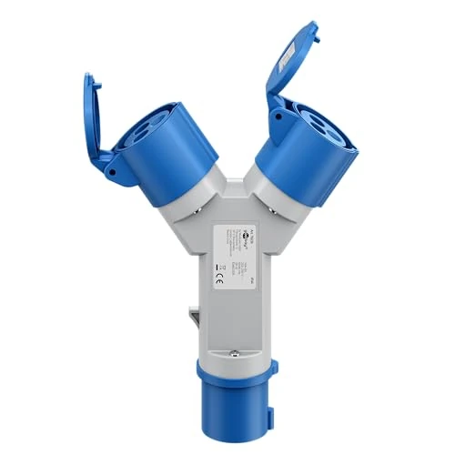 Oferta limitada: goobay Adaptador CEE para Caravana, Enchufe CEE a 2X Toma CEE, portátil, con Cubierta Protectora, Impermeable IP44, 76236 de 16.29 € a 16.29 € (ahorro 0.00%)