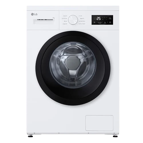LG F4NA10S7NWK Lavadora Slim 7 kg Carga frontal Serie A1 Clase A 1400 revoluciones Programa Higiene Vapor Lavado Rápido Programa Lana Independiente Diseño Simple Blanco