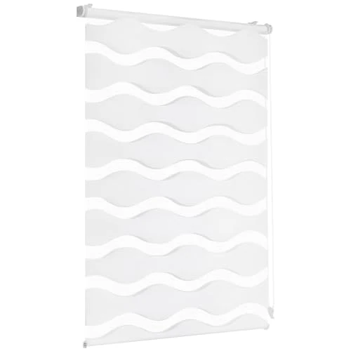 Oferta limitada: Sekey Estor Doble con fijación sin Agujeros para Ventanas, 40 cm de Ancho, 40 x 150 cm, Color Blanco de 29.00 € a 29.00 € (ahorro 0.00%)