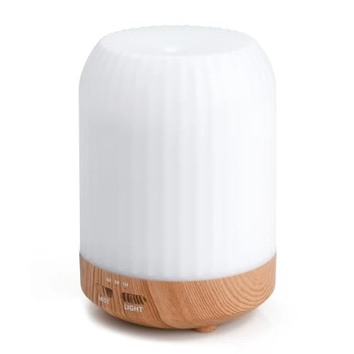 Offerta a tempo: Romon Diffusore di Oli Essenziali, Diffusore Profumo Ambiente 250ML, Diffusione Elettrico di Oli Essenziali ad Ultrasuoni con Umidificatore d'Aria a 7 Colori LED per Appartamento Ufficio Casa Yoga - 18% da 25.69 € a 20.99 €