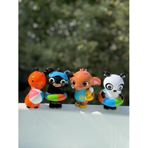 ODS - Bing Set of 4 Deluxe Bath Figures, Size 10 cm, PVC Material, Recommended Age 6 m+