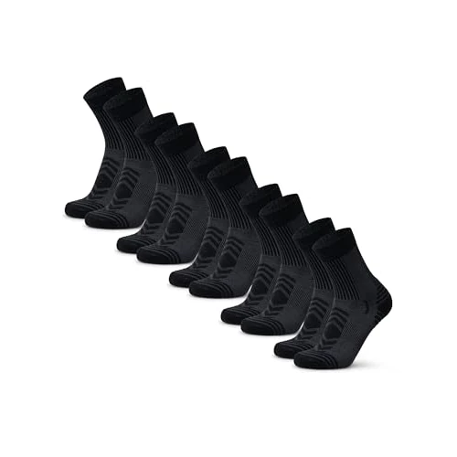 Offerta a tempo: DANISH ENDURANCE Calze Trekking Leggere, 1 o 5 Paia, Nero, 48-51 - 41.45% da 28.95 € a 16.95 €