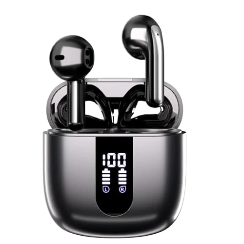 JBES Cuffie Bluetooth, Auricolari Bluetooth 5.4 In Ear Stereo con 4 Microfono ENC, 60 Ore Cuffiette Wireless Cancellazione Rumore, IP5 Auricolare per iPhone e Androide, Earbuds(Multicolore)