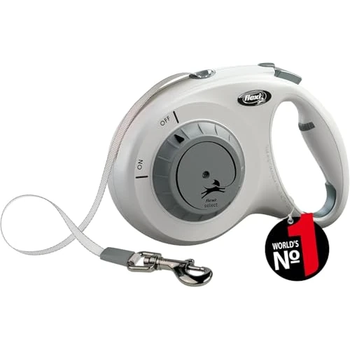 Offre limitee: Flexi® Select M Sangle 0-7 m Gris, Laisse rétractable pour Chiens jusqu'à 25 kg de 18.71 EUR a 18.71 EUR (economie 0%)