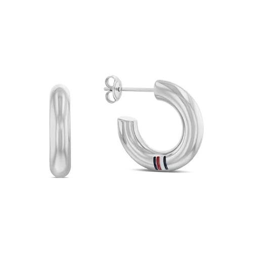 Limited-time offer: Tommy Hilfiger Jewelry Women's Hoop Earrings in Stainless Steel - 2780948 from 49.00 GBP to 39.00 GBP (save 20%)