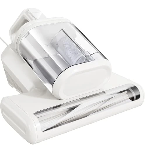 WEPMMJ Mijtstofzuiger voor Matrassen, 15 kPa Mijtzuiger met UV-C-licht, 60 °C