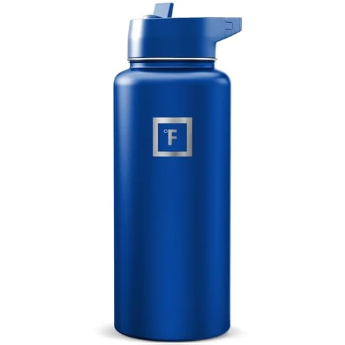 Offerta a tempo: Borraccia a bocca larga, coperchio con cannuccia a moschettone, 907,2 g, blu crepuscolo - 0.00% da 4.99 € a 4.99 €