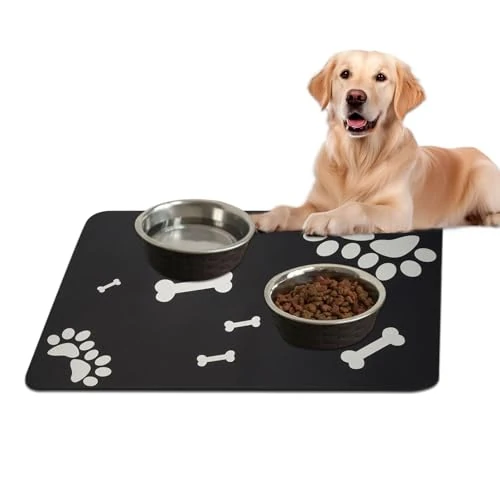 Podkładka pod miskę dla psów i kotów, antypoślizgowa podkładka pod karmę dla kotów