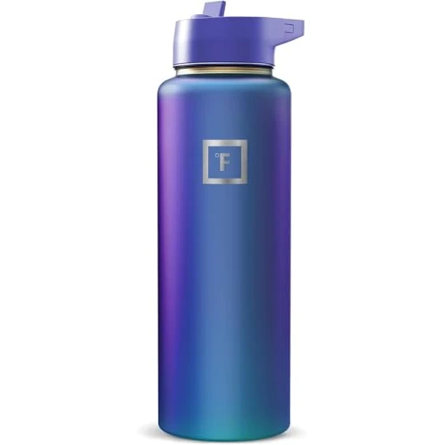 Offerta a tempo: IRON °FLASK Borraccia da 1,183 ml a bocca larga con cannuccia da 40 oz | Borraccia termica sportiva in acciaio inox con coperchio a cannuccia a tenuta stagna - Senza BPA, freddo per 24 ore - 0.00% da 6.99 € a 6.99 €