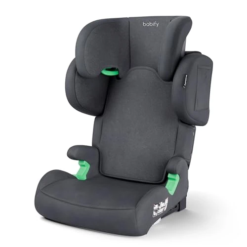 Offre limitee: Babify FlexiFit Premium siège Auto 15 à 36 kg - Isofix, ECE R129, Appui-tête 11 Positions, Dossier inclinable, côtés Extensibles, Pliant, Gris de 85.00 EUR a 85.00 EUR (economie 0%)