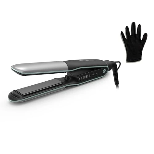 Offerta a tempo: Rowenta Thermostyle 2-in-1, Piastra per Capelli in Titanio con Design Ergonomico Arrotondato, Tecnologia Ionica e Rivestimento in Ceramica per Stryling Lisci, Ricci e Mossi, SF7120 - 50% da 69.99 € a 35.15 €