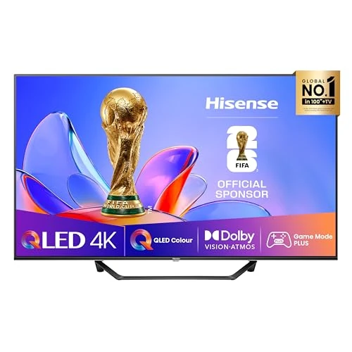 Oferta limitada: Hisense TV 43" QLED 4K 2025 43A72Q, Smart TV VIDAA U8, Dolby Vision, HDR 10+, Game Mode Plus, Dolby Atmos, Alexa Built-in, VIDAA Voice, Tuner DVB-T2/S2 HEVC 10, lativù 4K, 43'' de 251.51 EUR a 251.51 EUR (ahorro 0%)