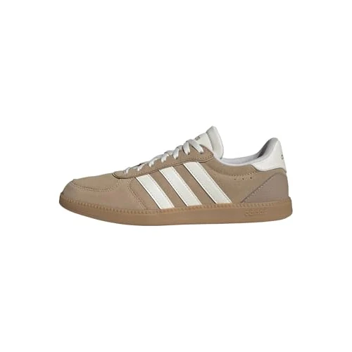 Offre limitée : Adidas Femme BREAKNET Sleek Shoes, Warm Sandstone/Core White/Gum 3, 36 EU de 59.99 € à 59.99 € (0.00% de remise)