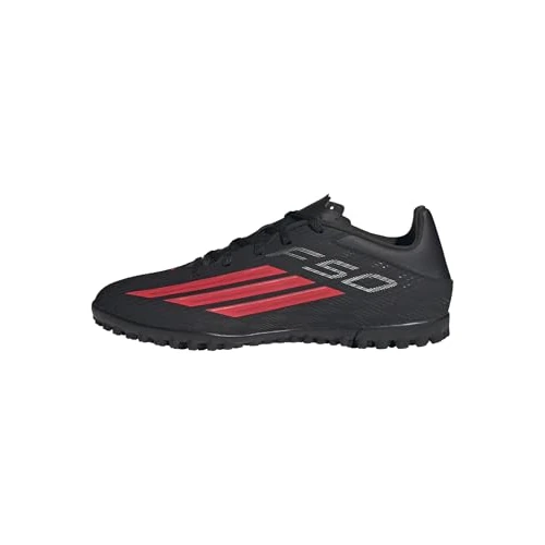 Offerta a tempo: adidas Unisex - Adulto F50 Club Turf Football Shoes, Core Black/Lucid Red/Core Black, 39 1/3 EU - 43% da 60.00 € a 34.20 €
