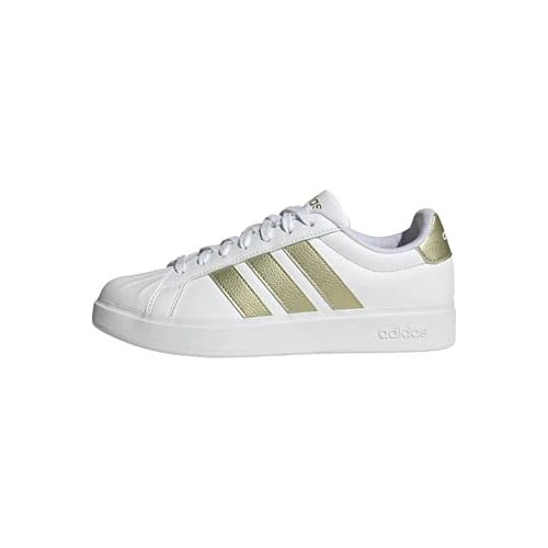 Zeitlich begrenztes Angebot: adidas Damen Streettalk Shoes, FTWR White/Gold Met./FTWR White, 38 2/3 EU von 65.00 € auf 52.99 € (18% Rabatt)