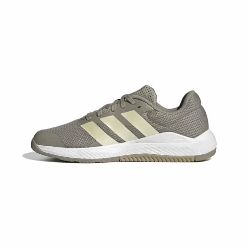 adidas Femme Dropset Base Training Shoes, Silver Pebble/Ice Gold Met./Wonder Cargo, 42 2/3 EU