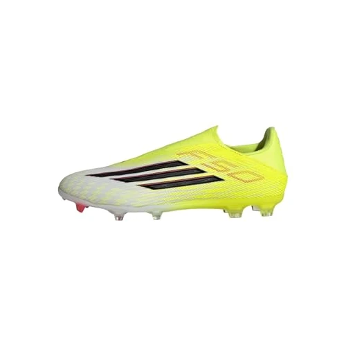 adidas Uniseks F50 LEAGUE Laceless Firm Ground/Multi Ground Football Boots, team solar yellow 2/core black/lucid red, 37 1/3 EU