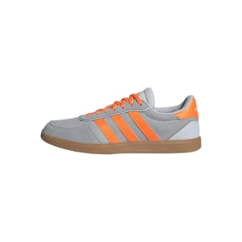 adidas dames BREAKNET SLEEK SHOES, halo blue/Lucid Orange/GUM10, 41 1/3 EU