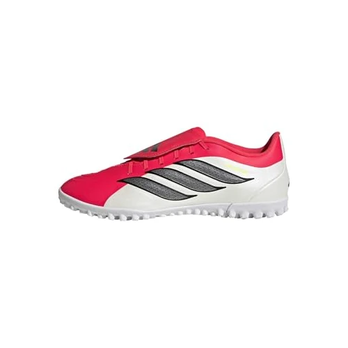 Offre limitée : adidas Mixte Predator Club Fold-Over Tongue Turf Football Shoes, Lucid Red/Core Black/FTWR White, 46 EU de 65.00 € à 49.17 € (24% de remise)