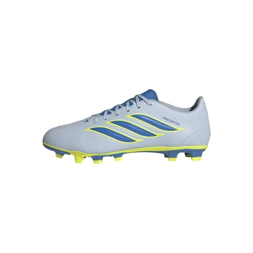 adidas uniseks-volwassene PREDATOR CLUB Firm Ground/Multi Ground Football Boots, Crystal Sky/ray blue/team solar yellow 2, 46 EU