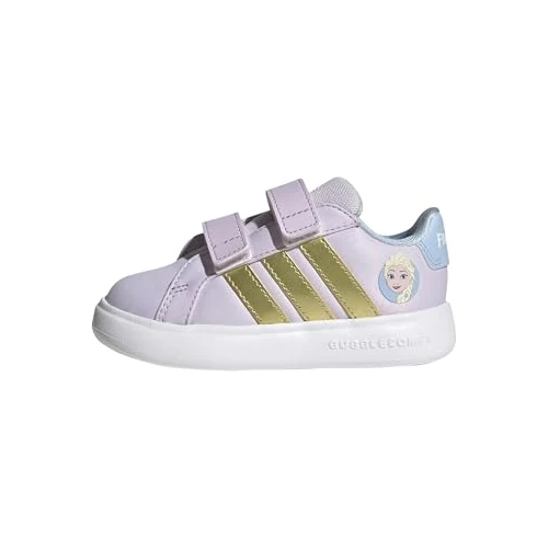 Zeitlich begrenztes Angebot: adidas Unisex Baby Disney Frozen Grand Court 3.0 Shoes Infants, Ice Lavender/Gold met./Glow Blue, 21 EU von 38.00 € auf 22.95 € (40% Rabatt)