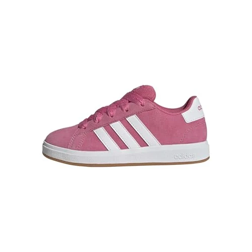 adidas Unisex Kids Grand Court 00s Shoes Kids, Pink Fusion/FTWR white/GUM10, 5.5 UK