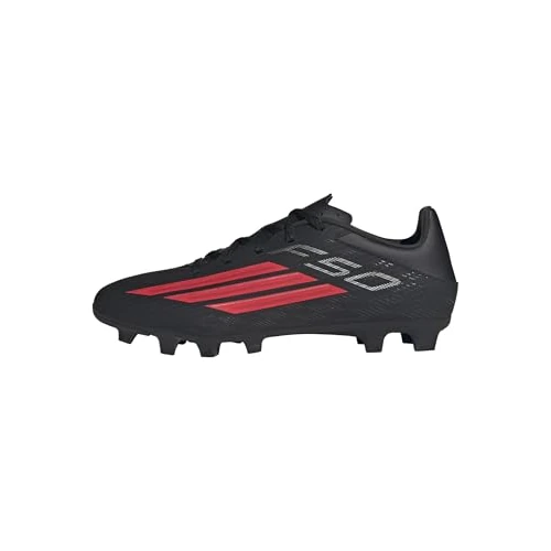 adidas uniseks-volwassene F50 CLUB Firm Ground/Multi Ground Football Boots, core black/lucid red/core black, 44 2/3 EU