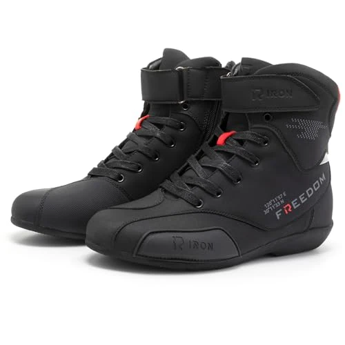 Zeitlich begrenztes Angebot: RIDEIRON Motorradschuhe Herren Motorradstiefel CE-konform Rutschfeste von 99.99 € auf 99.99 € (0.00% Rabatt)