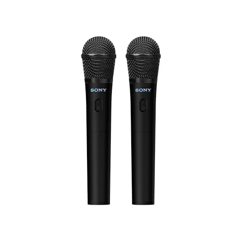 Zeitlich begrenztes Angebot: Sony ULTMIC1 - Kabelloses Mikrofonset mit 2 Mikrofonen und Empfänger, erweiterte Rauschunterdrückung, Duettunterstützung, 20-Stunden-Akku, stoßfest, perfekt für die ULT Power Sound Serie - Schwarz von 149.99 € auf 125.90 € (16